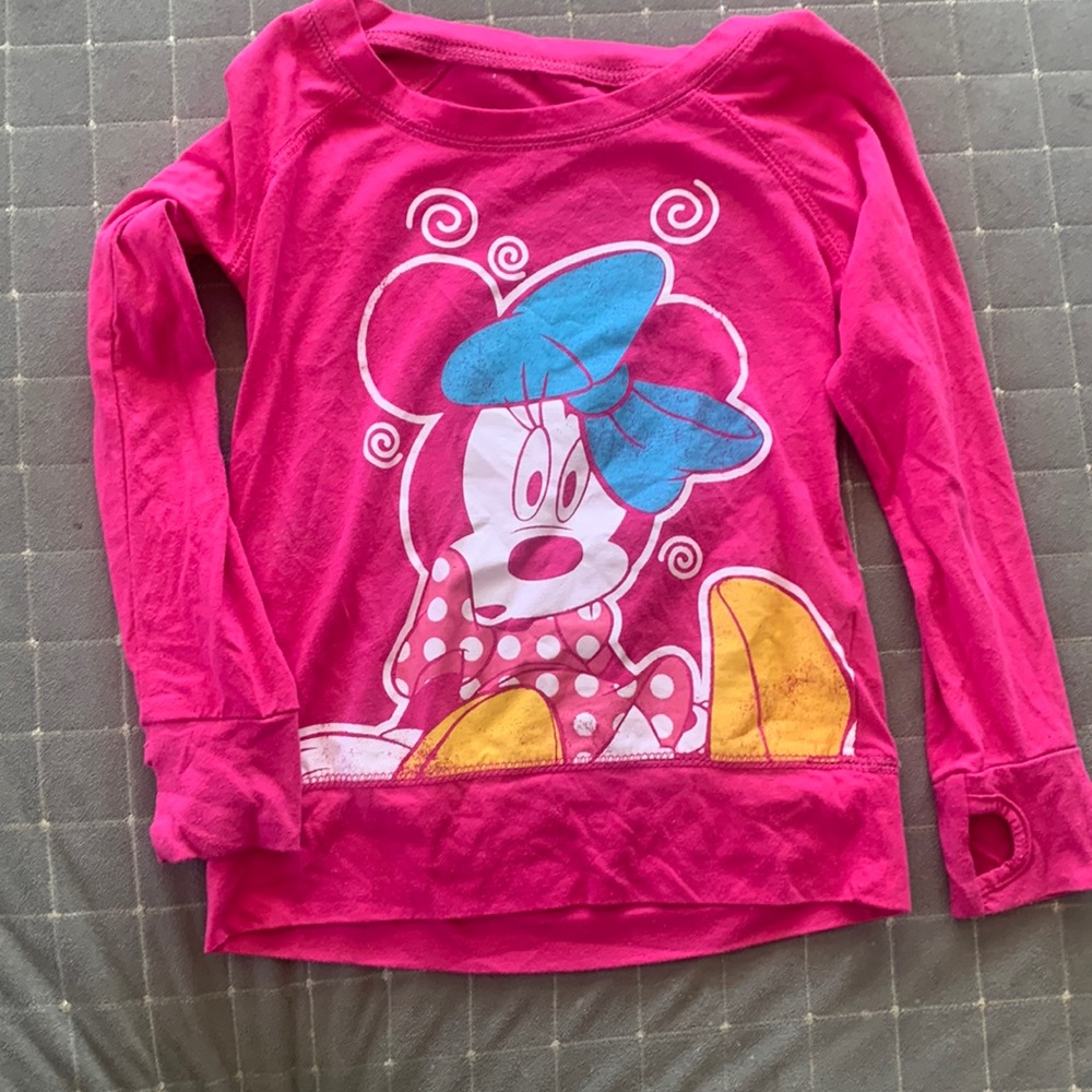Disney Minnie Mouse Long Sleeve Shirt - Size 4